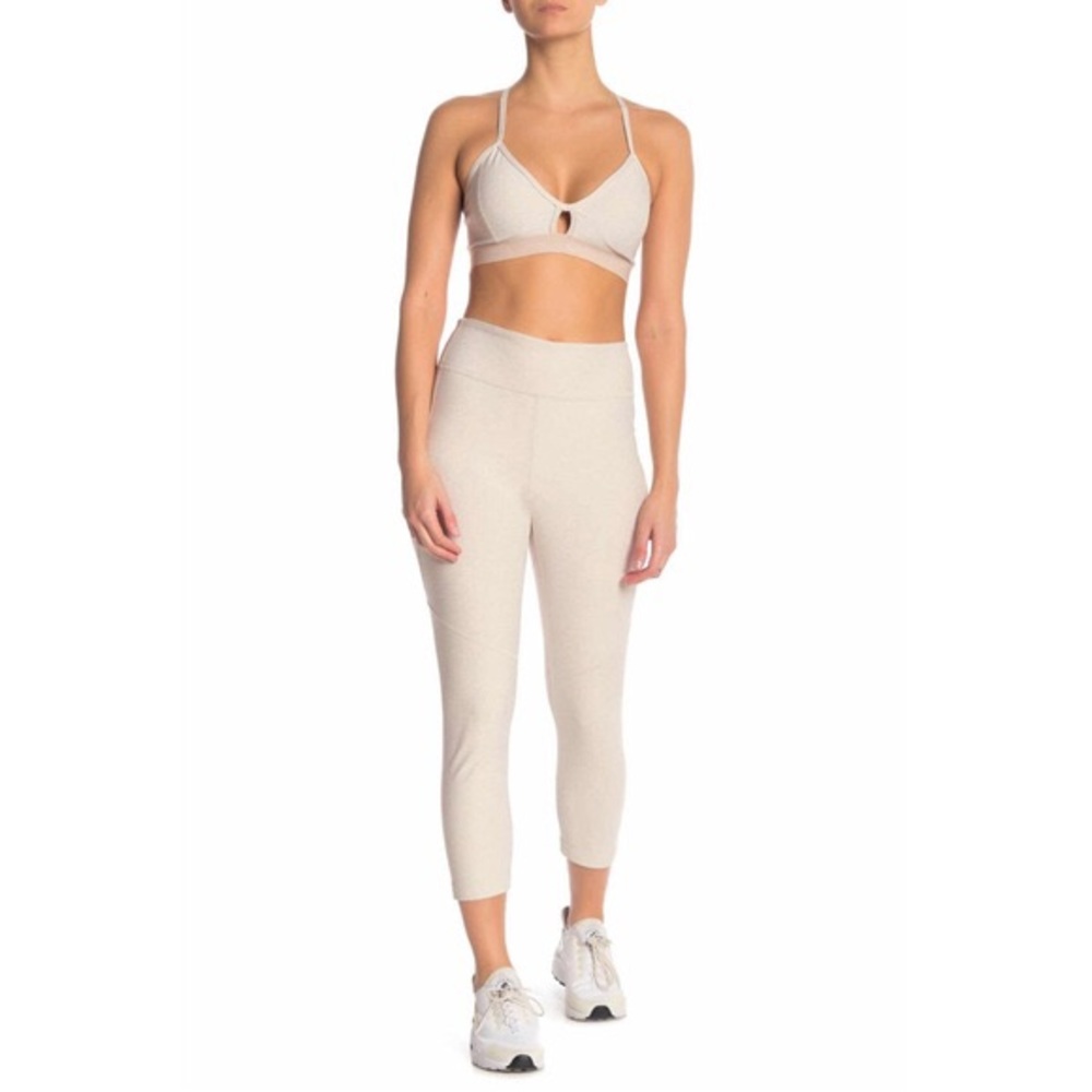 Outdoor Voices 3/4 warmup leggings oatmeal small